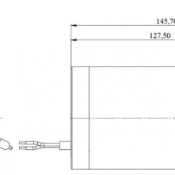 DC Motor 12V DC 140W IEC 56B14, Teng. d=9mm 14001/min. 1,4A 0,5Nm Mmax.1,5Nm