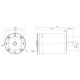 DC Motor 12V DC 300W IEC 71B14, Teng. d=14mm 14001/min. 2A 1Nm Mmax.3Nm IP20 DC Motor 12V DC 300W IEC 71B14, Teng. d=14mm 14001/min. 2A 1Nm Mmax.3Nm IP20