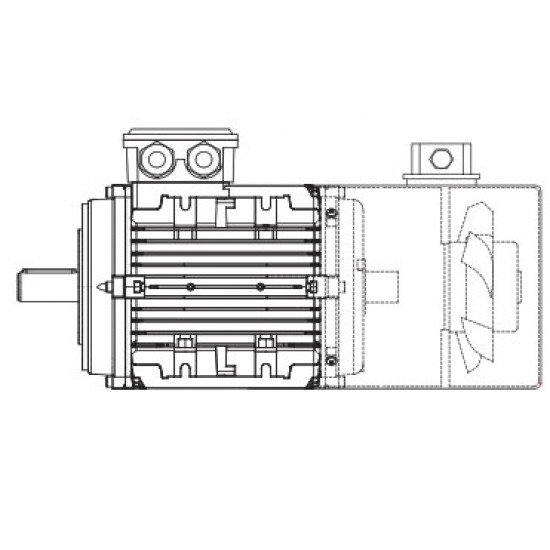 Villanymotor Elvem Külső hűtés Villanymotor Elvem Külső hűtés